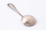 ложка, серебро, из монеты 5 латов (1929), 875 проба, 37.55 г, 12.6 см, 20-30е годы 20го века, Латвия...