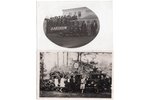 фотография, 2 шт., Рига, грузовой автомобиль, Латвия, 20-30е годы 20-го века, 13.6х8.6 см...