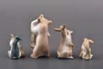 статуэтка, Малый квартет, фарфор, СССР, ЛЗФИ - Ленинградский завод фарфоровых изделий, автор модели...