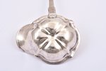 ложка для соуса, серебро, 84 проба, 47.43 г, 18.3 см, 1878 г., Рига, Латвия, Российская империя...