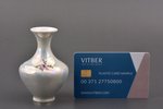 вазочка, фарфор, Jesens (SIA "Jesena porcelāns"), Рига (Латвия), 1996-2003 г., h 8.1 см...