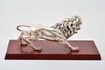 Статуэтка, "Лев", производитель: Linea Argenti; материал: композитная смола с глубоким серебрением,...