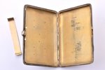 портсигар, серебро, гербы исторических провинций и губерний Финляндии, 830 проба, 254.32 г, эмаль, ш...