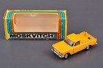 автомодель, Москвич пикап № А19, металл, СССР, ~1980 г., возможно не оригинальная краска...