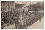 фотография, Латвийская армия, Лиепая, парад, 1-й Лиепайский пехотный полк, Латвия, 20-30е годы 20-го...