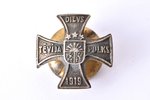 миниатюрный знак, Кавалерийский полк, серебро, 875 проба, Латвия, 20е-30е годы 20го века, 20.9 x 21...