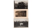 фотография, 3 шт., Латвийская армия, Латвия, 20-30е годы 20-го века, 14х9  13.6х8.6 см...