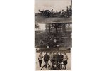 фотография, 3 шт., Латвийская армия, Латвия, 20-30е годы 20-го века, 14х9  13.4х8.5 см...